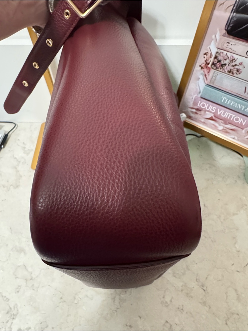 2025 Coach Hadley Hobo shoulder bag in Merlot NWOT - Picture 12 of 14